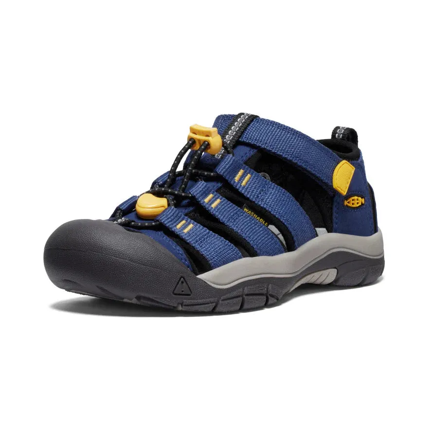 Keen Big Kids' (Sizes 1-7) Newport H2 Youth Sandal - Naval Academy/Keen Yellow