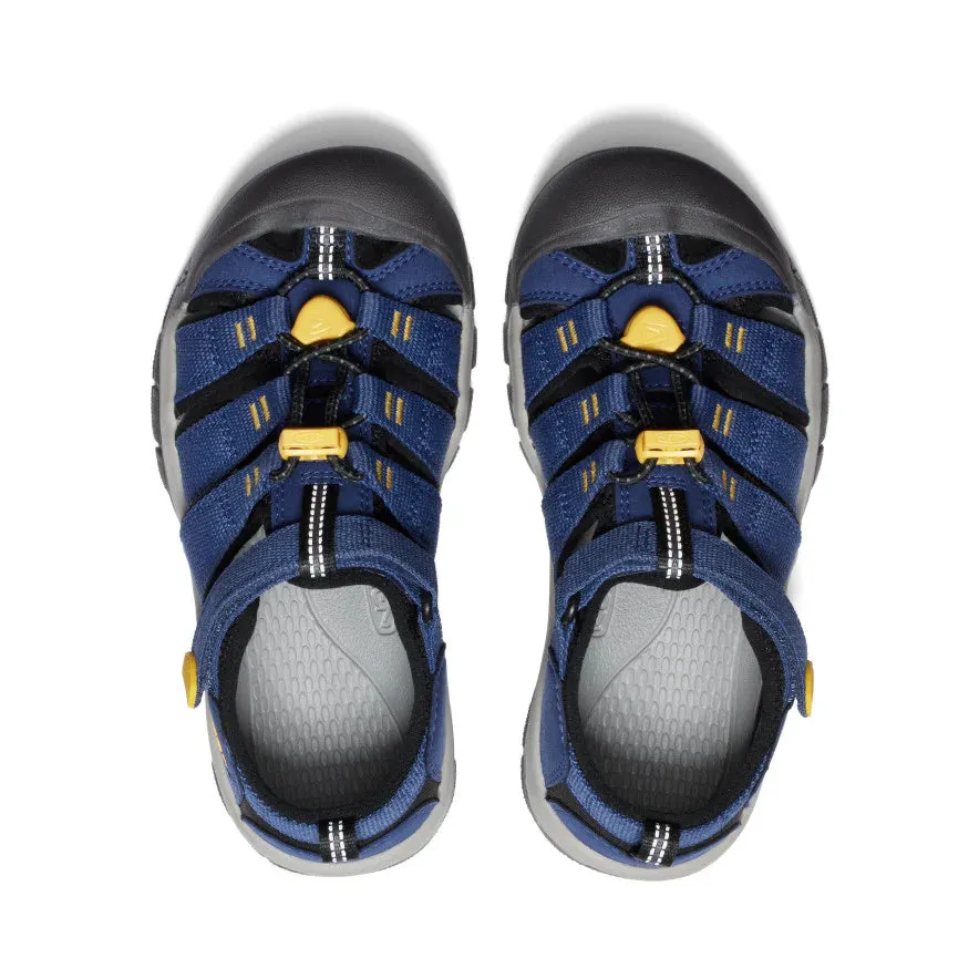 Keen Big Kids' (Sizes 1-7) Newport H2 Youth Sandal - Naval Academy/Keen Yellow
