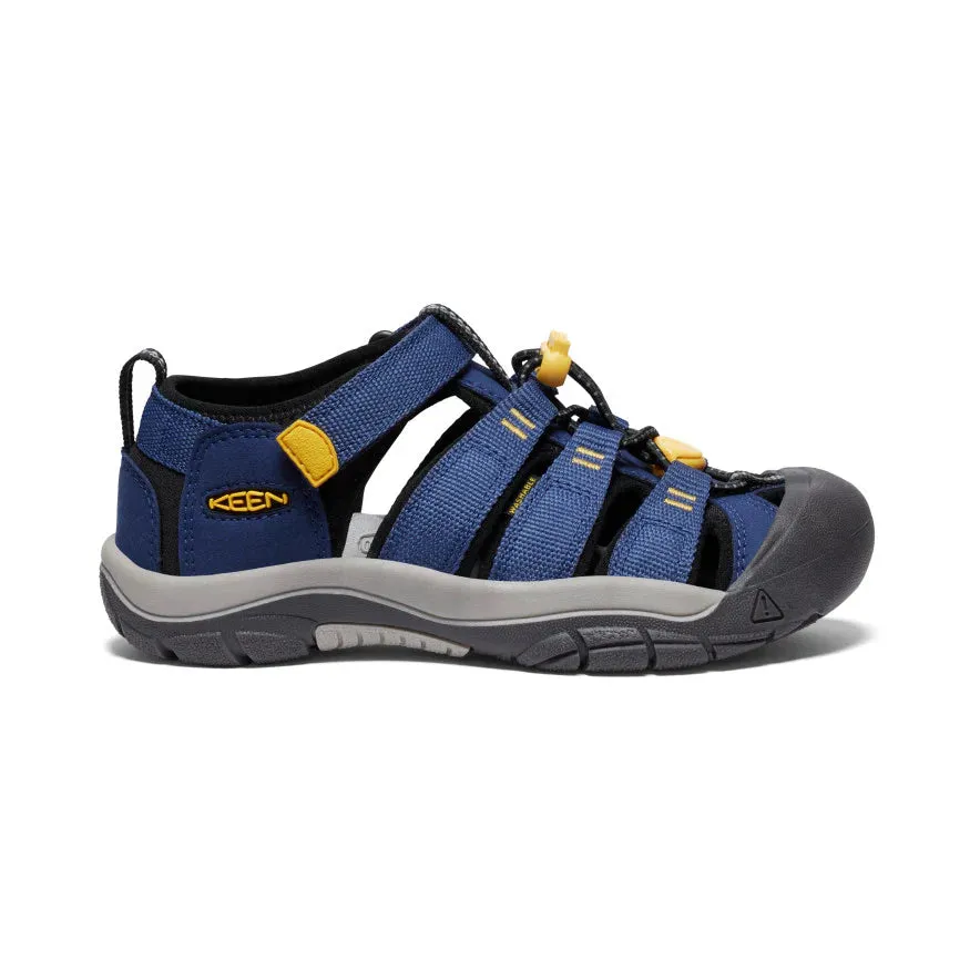 Keen Big Kids' (Sizes 1-7) Newport H2 Youth Sandal - Naval Academy/Keen Yellow