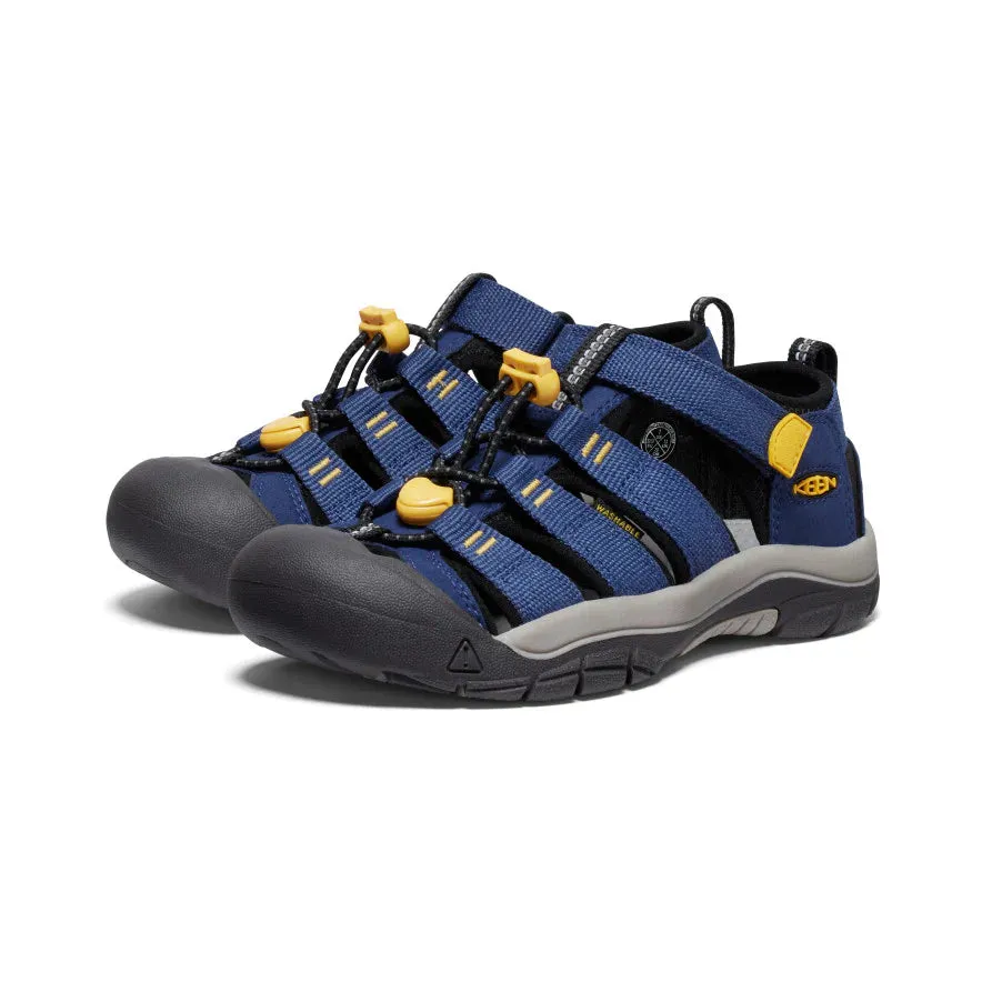 Keen Big Kids' (Sizes 1-7) Newport H2 Youth Sandal - Naval Academy/Keen Yellow