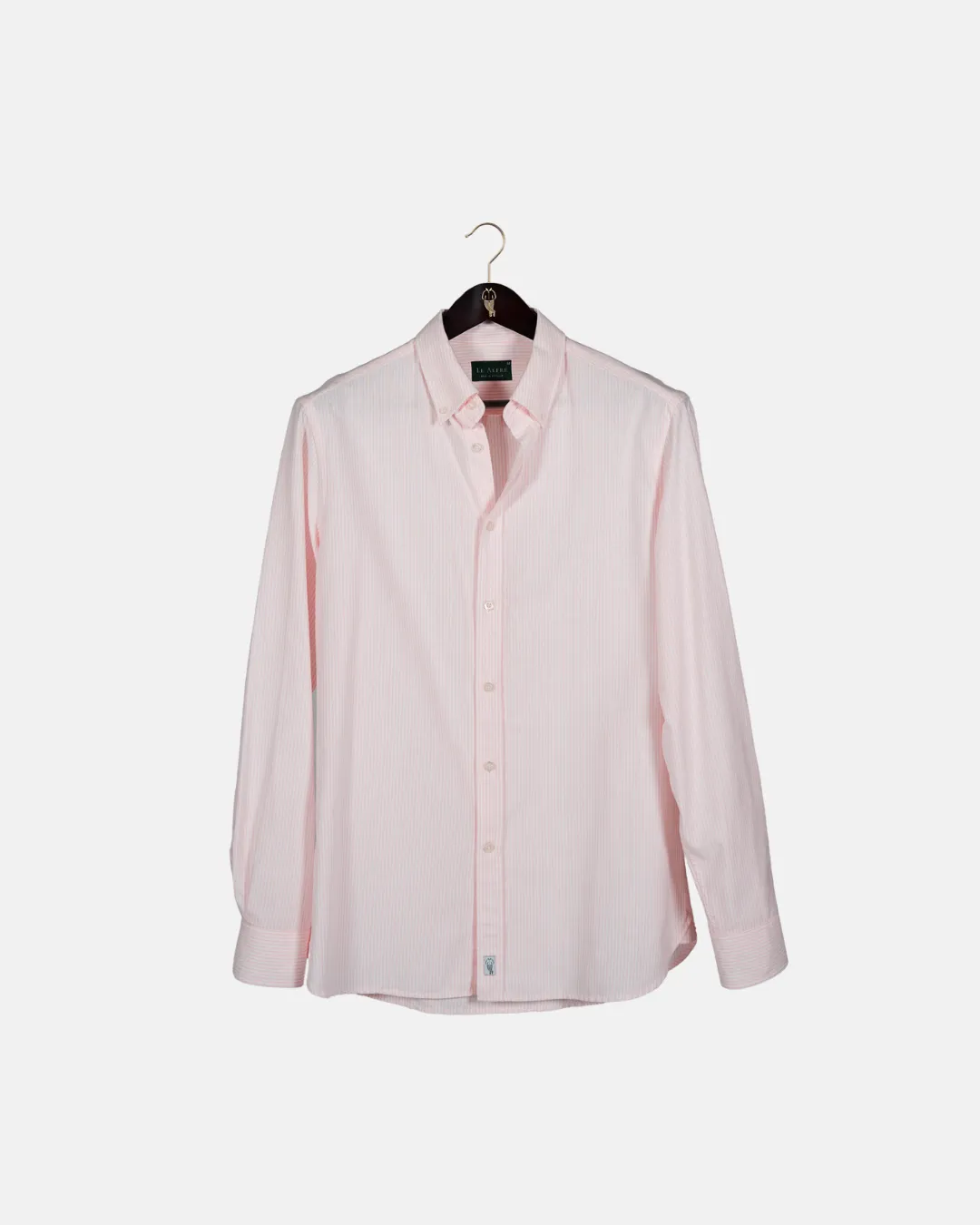 'Le Stripe' Pink Oxford Shirt
