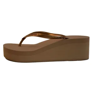 Malvados Playa Wedge Sandals - Tequila