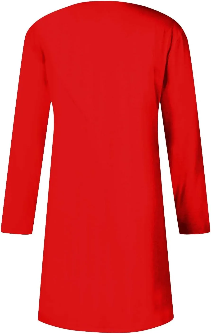 Maxi Dress for Women Long-Sleeve O Neck Casual Dresses for Women Plain Funny Corset Dress
