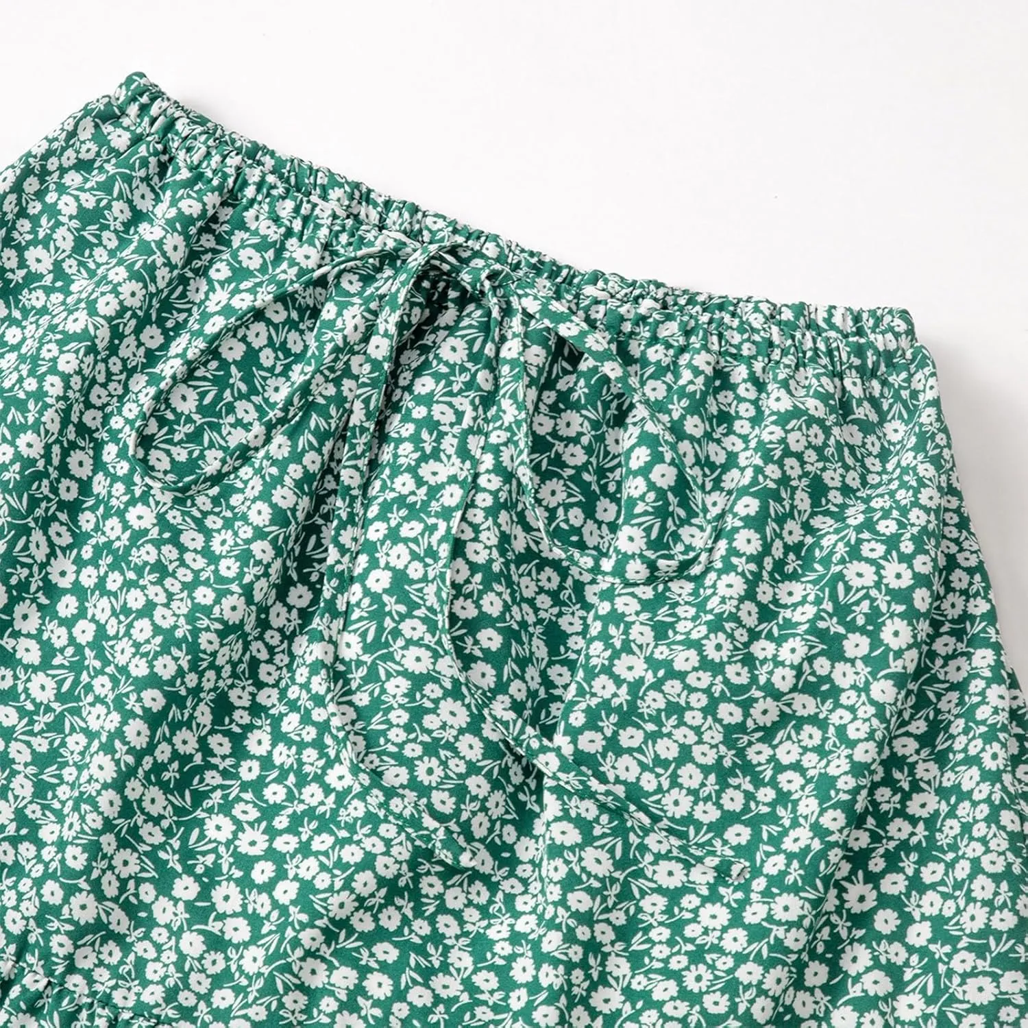 Maxi Skirt with Slit for Women High Waist Boho Flowy Long Skirt Elegant A-Line