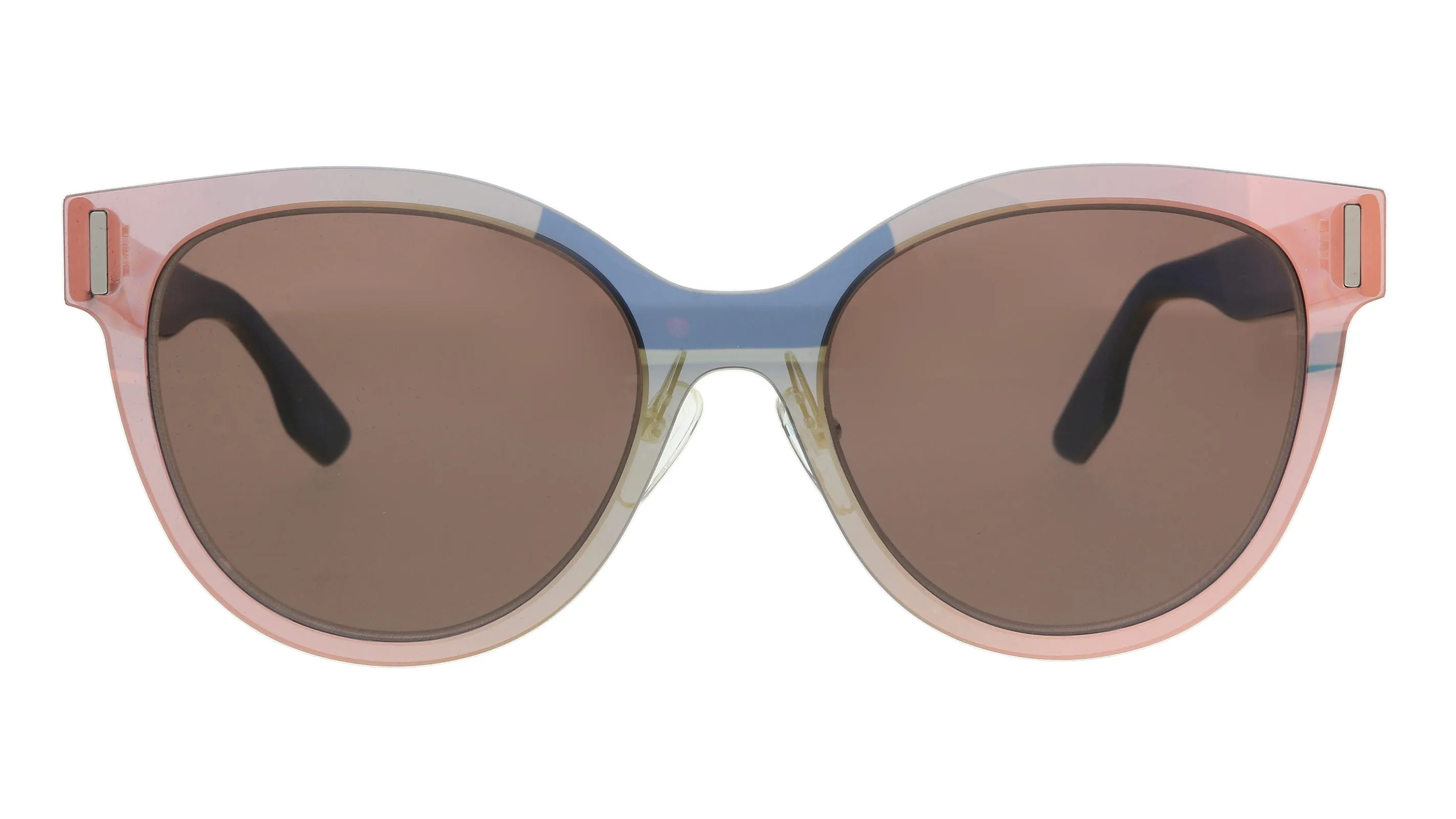 McQ MQ0023S-002 Brown Cateye Sunglasses