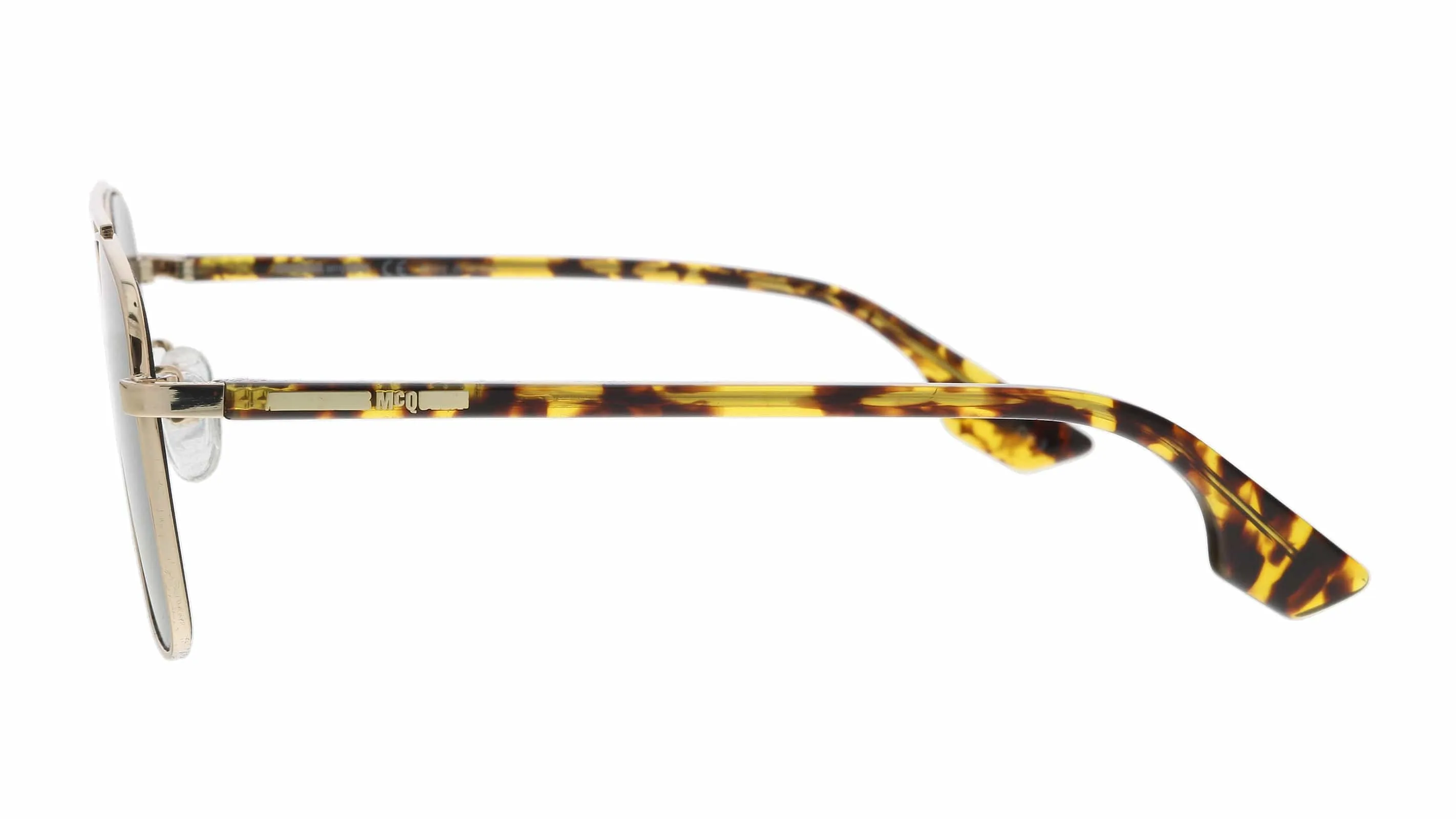 McQ MQ0094S-005 Silver Aviator Sunglasses