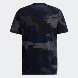 Men’s adidas Originals Graphics Camo Allover Print Tee Night Navy