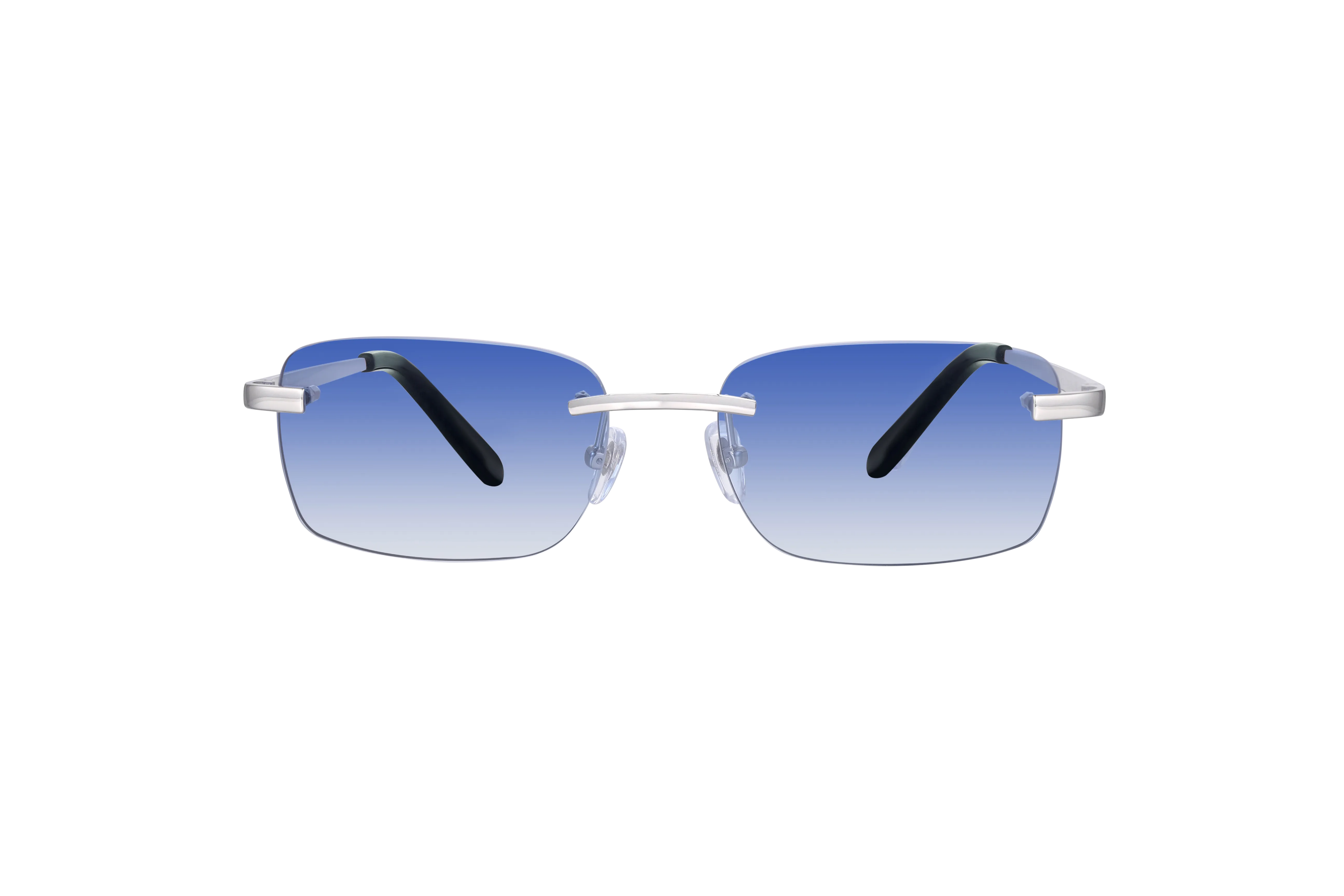 Men's Eyewear Dark Blue | Silver