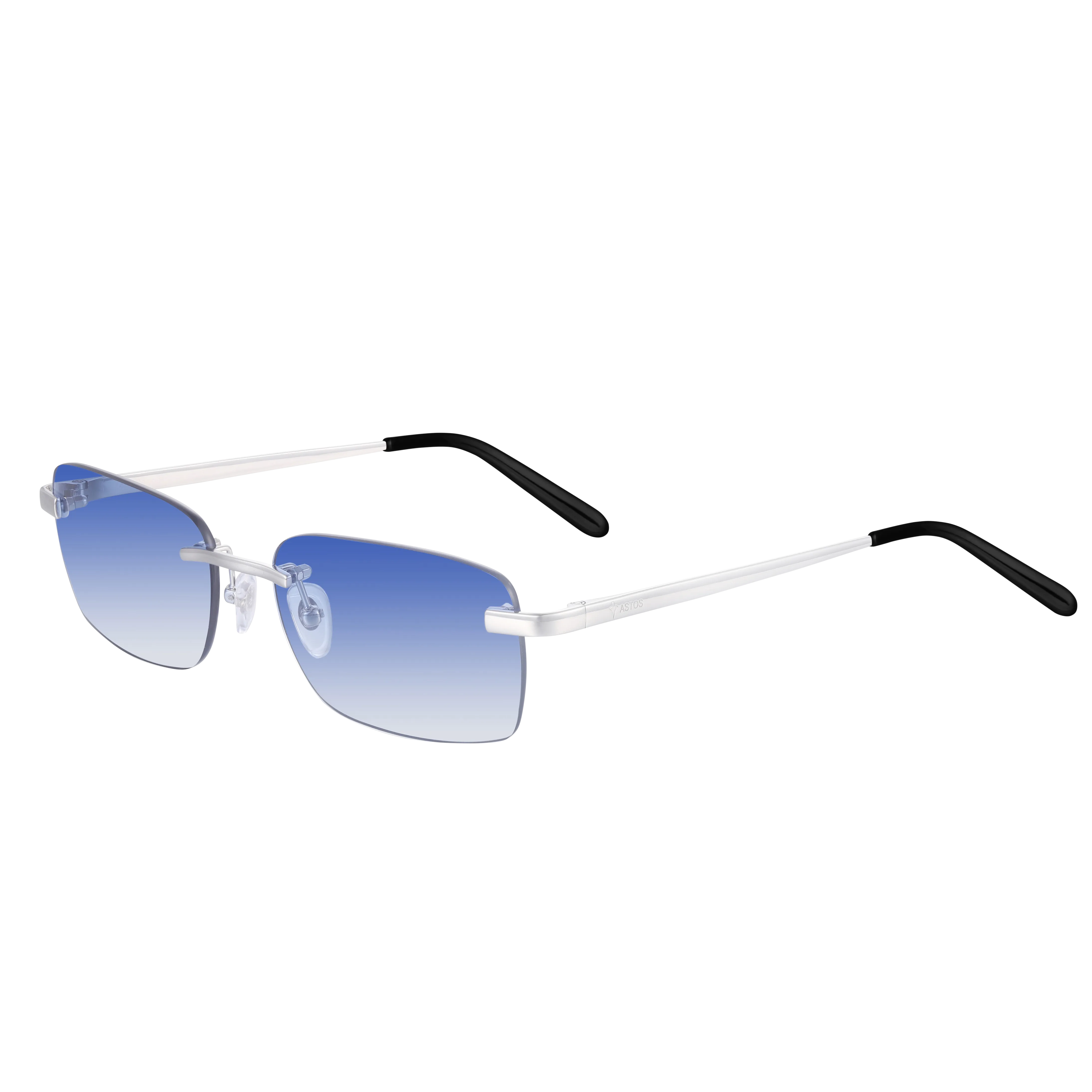 Men's Eyewear Dark Blue | Silver