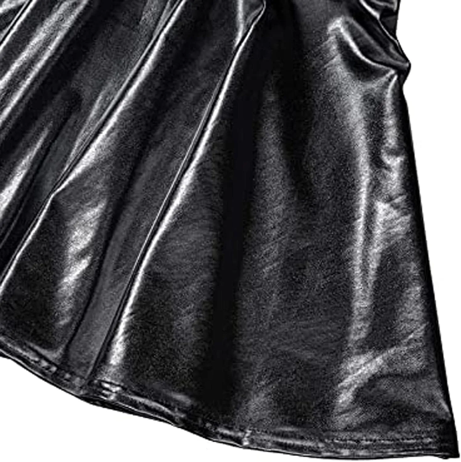 Mini Plaid Skirts for Women Sexy A-Line Shiny Mini Fashion Casual Flared Women's Pleated Skirt Skirt Womens