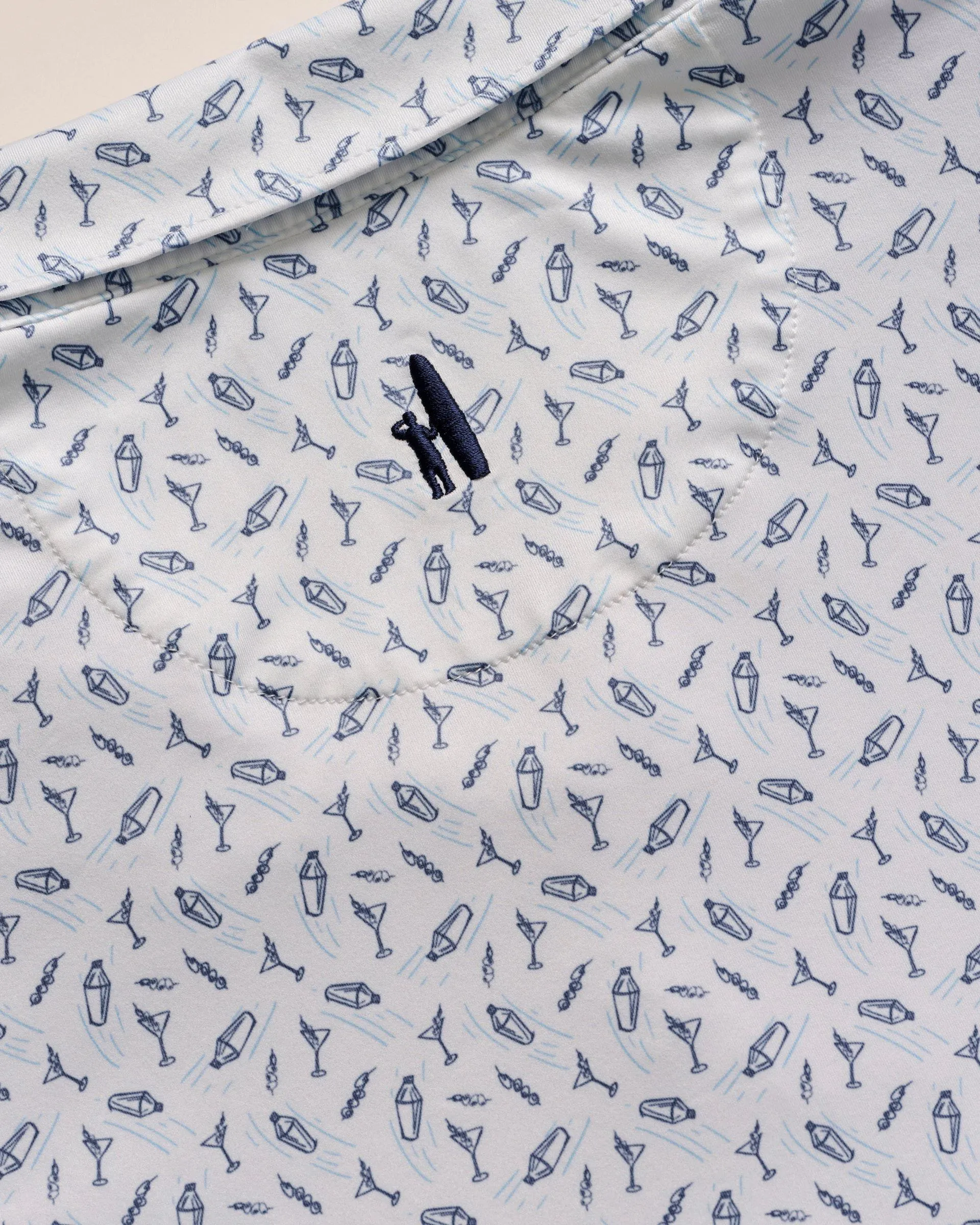 PerryGolf Featherweight Performance Polo - Tini Print