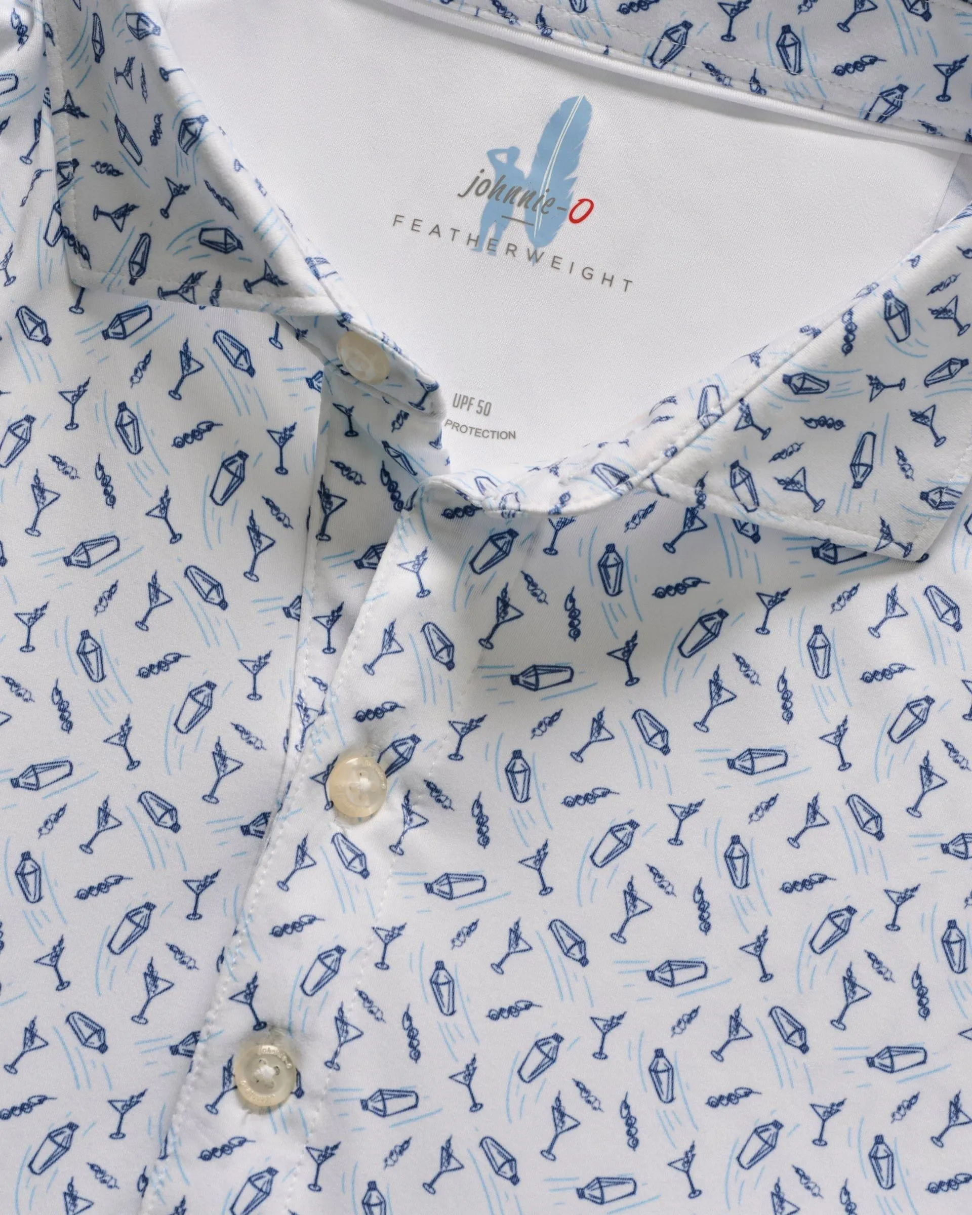 PerryGolf Featherweight Performance Polo - Tini Print