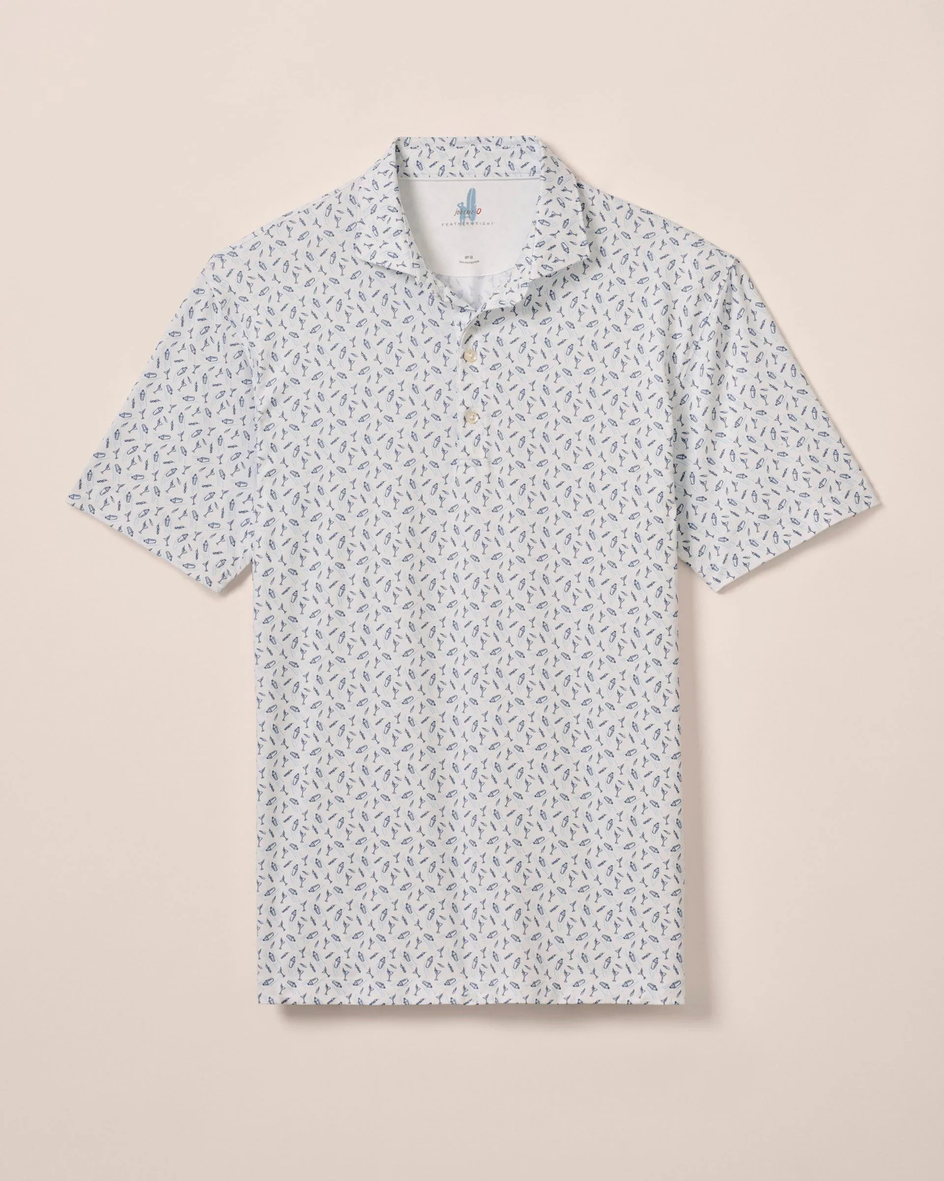 PerryGolf Featherweight Performance Polo - Tini Print