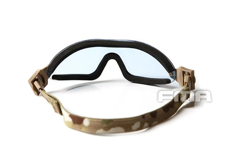 Pinalloy Go Green x FMA UV Protection Blue Color Goggle for Skateboarding Longboarding Ski Snowboard