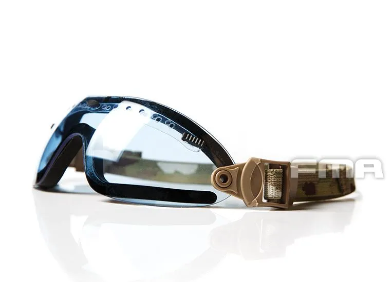 Pinalloy Go Green x FMA UV Protection Blue Color Goggle for Skateboarding Longboarding Ski Snowboard