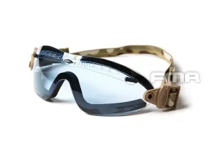 Pinalloy Go Green x FMA UV Protection Blue Color Goggle for Skateboarding Longboarding Ski Snowboard