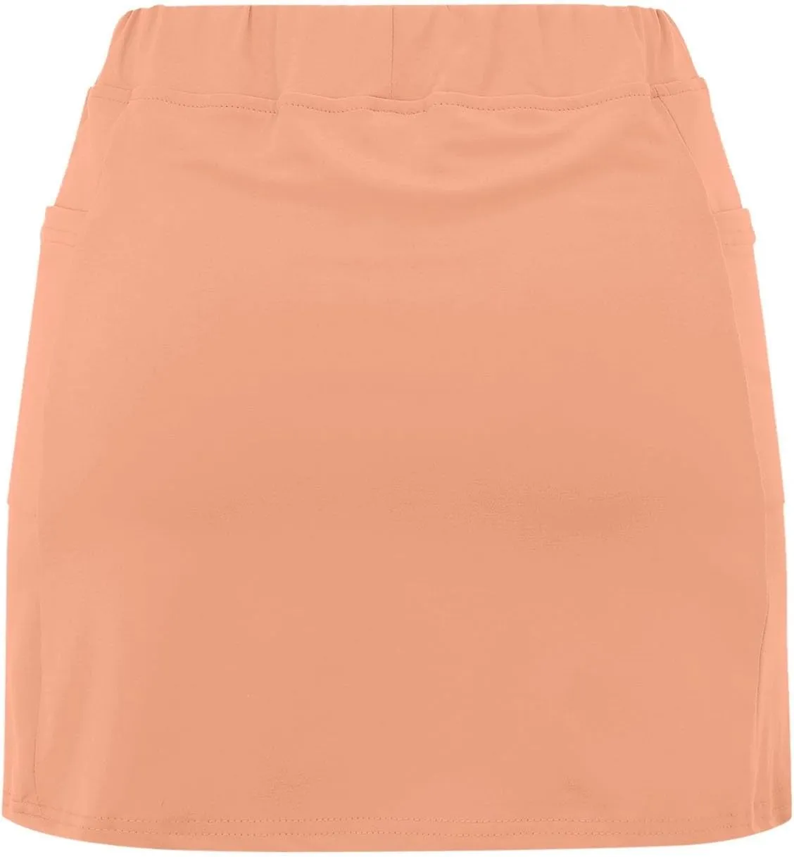 Plus Size Swim Skirt Womens Casual Solid Tennis Pocket Skirt Yoga Sport Active Skirt Shorts Skirt Costume Skater