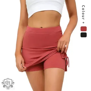 Quick-Dry Sporty High Waist Skirt