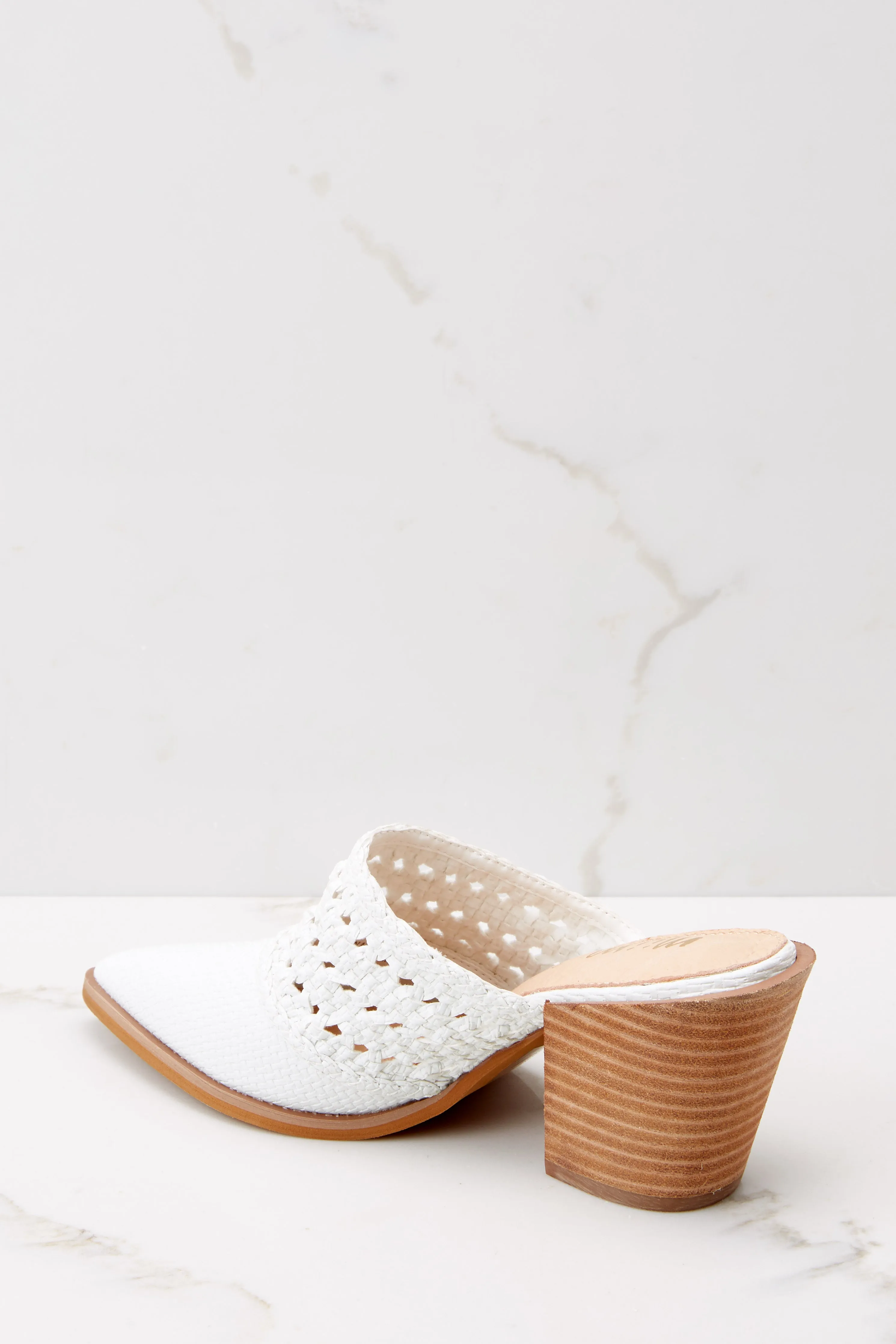 Quick Retreat White High Heel Sandals