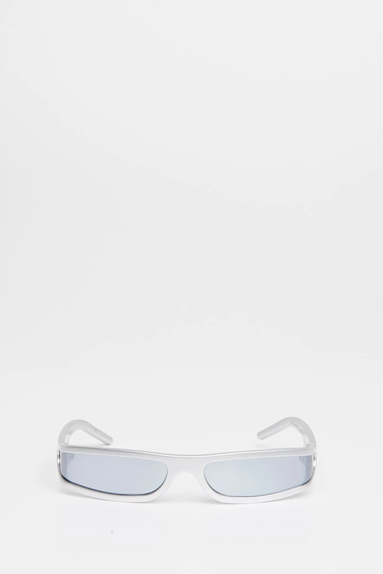 Rick Owens Sunglasses Fog Silver Temple