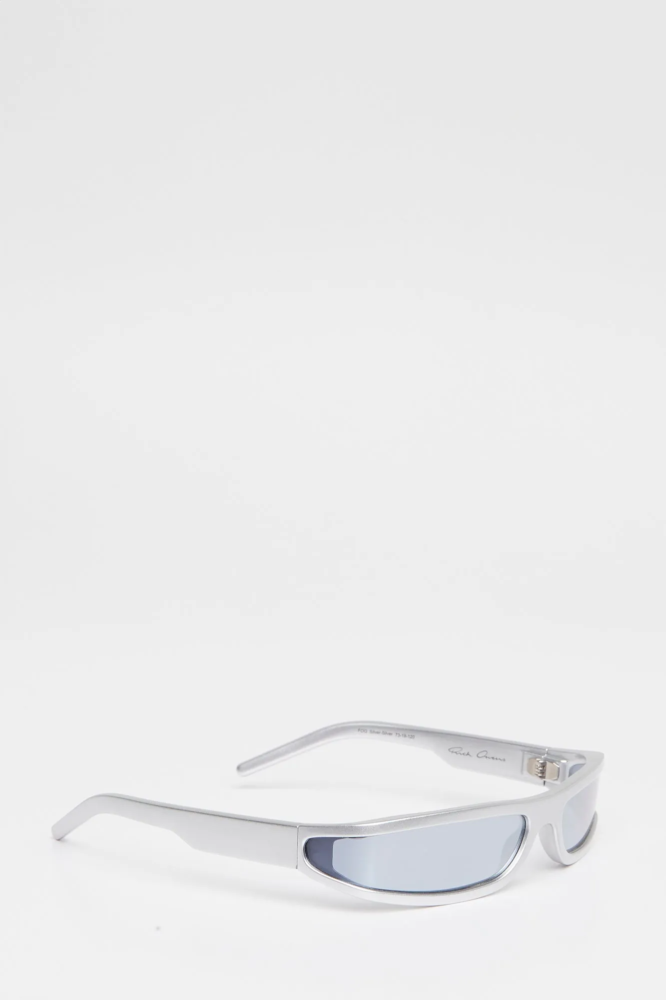 Rick Owens Sunglasses Fog Silver Temple