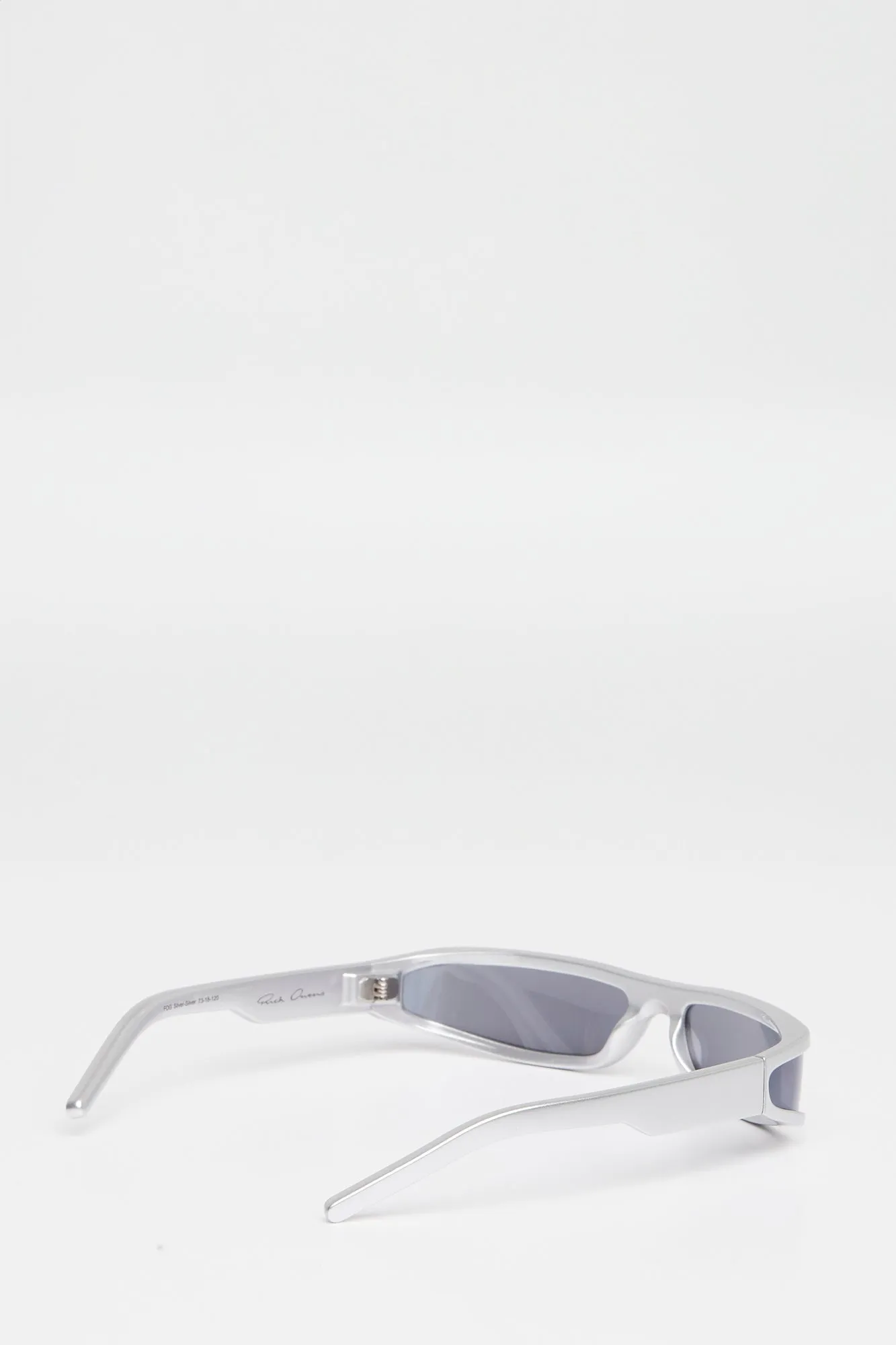 Rick Owens Sunglasses Fog Silver Temple