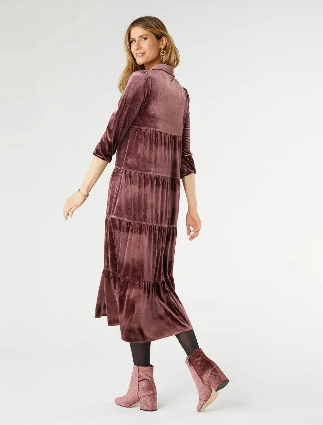 Romance Imagined Velour Dress