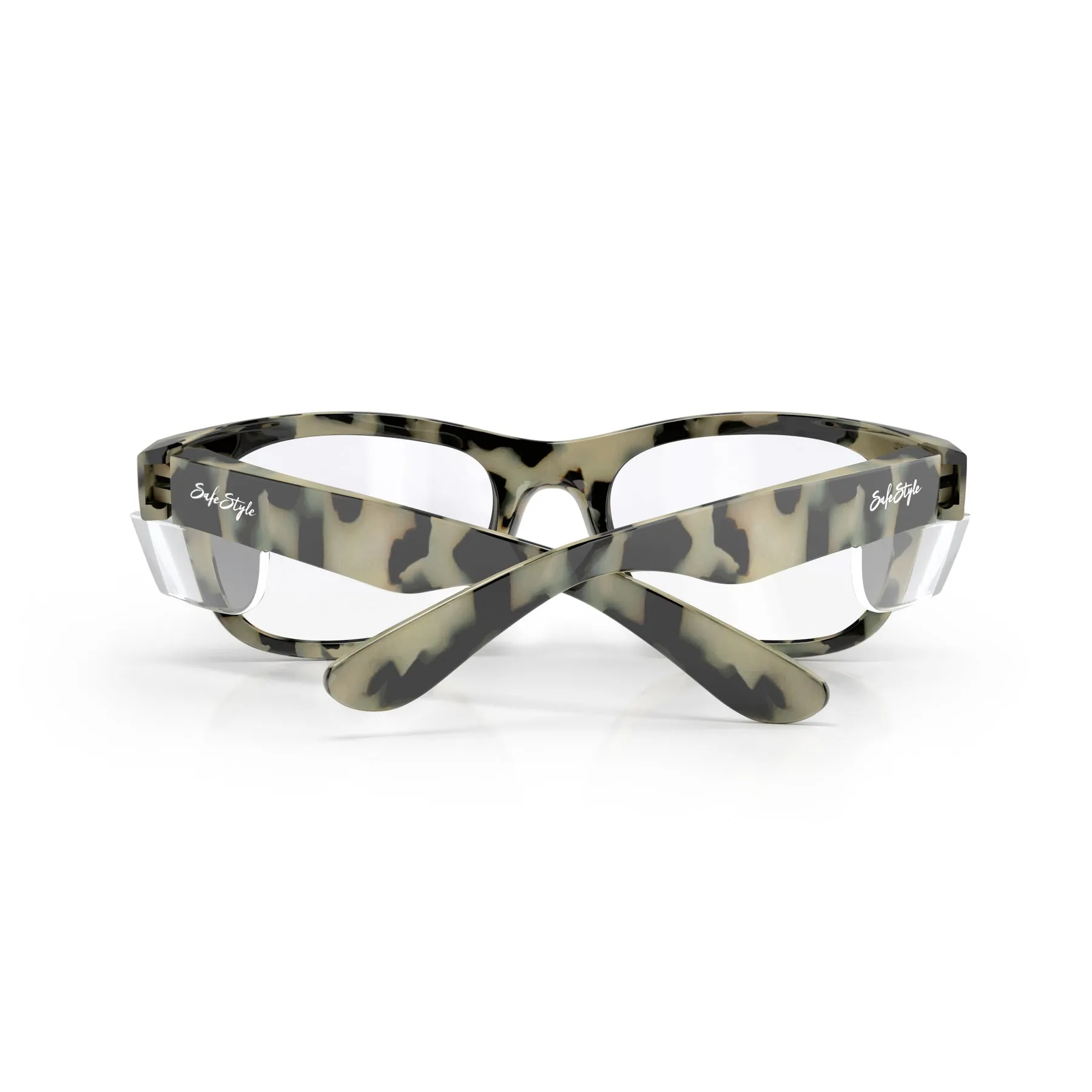 Safe Style CMTC100 Classics Milky Torts Frame Clear Safety Glasses