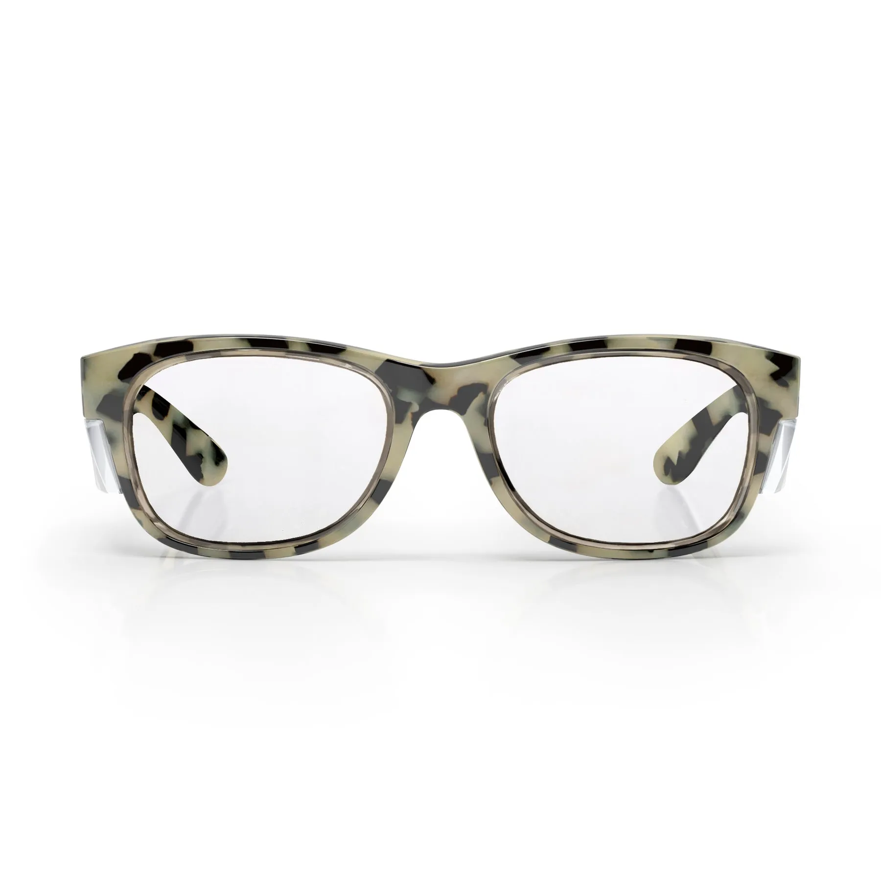 Safe Style CMTC100 Classics Milky Torts Frame Clear Safety Glasses