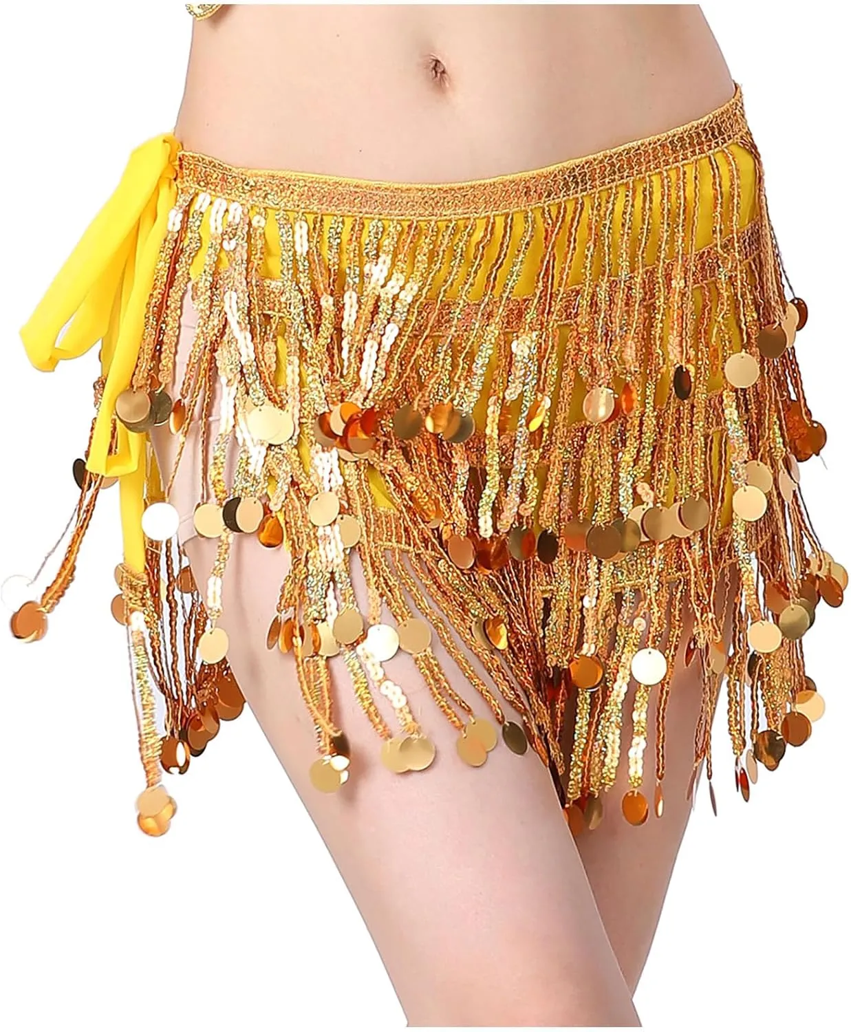 Short Skirt for Women Sexy Fashion Drawstring Sequin Skirts Fashion Fringe High Waisted Skirt Sports Party Skirt