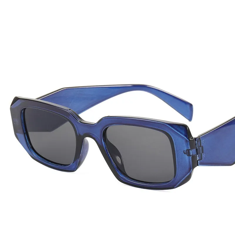 Small Polygon Rectangle   Sun Glasses