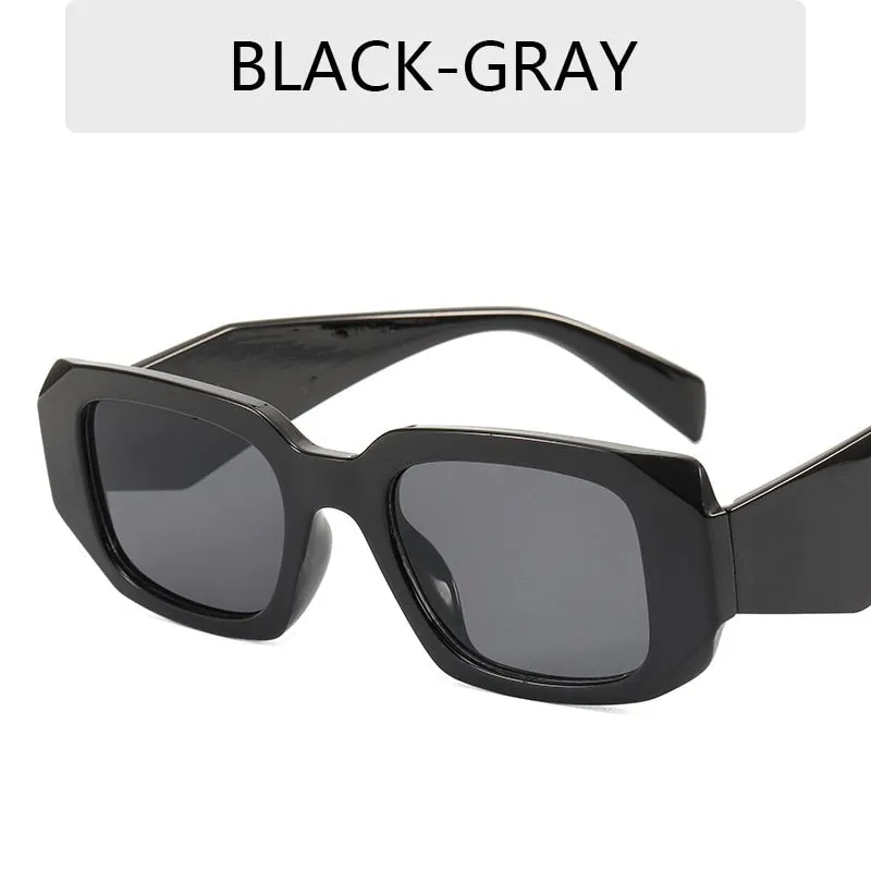 Small Polygon Rectangle   Sun Glasses