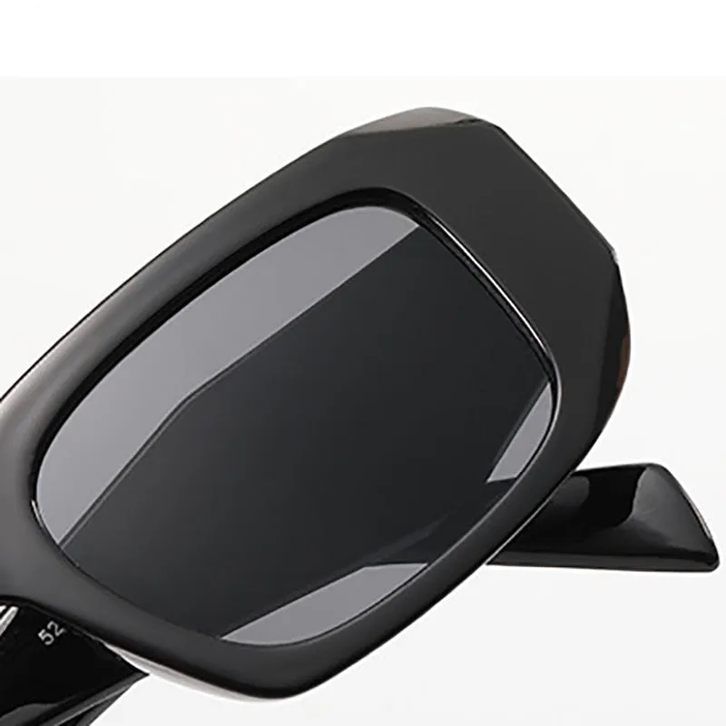 Small Polygon Rectangle   Sun Glasses