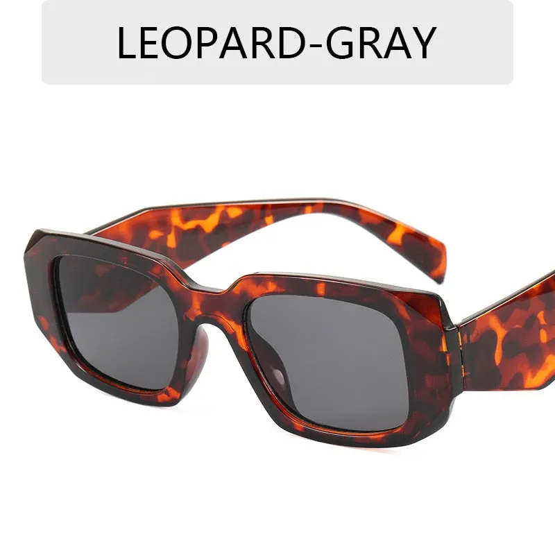 Small Polygon Rectangle   Sun Glasses
