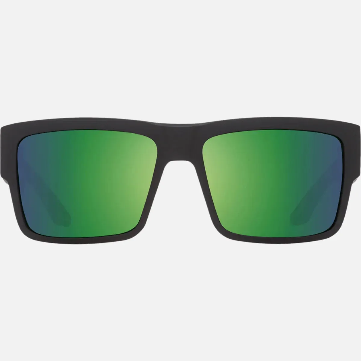 Spy Sunglasses Cyrus - Soft Matte Black Happy Bronze Polar W/Green Spectra