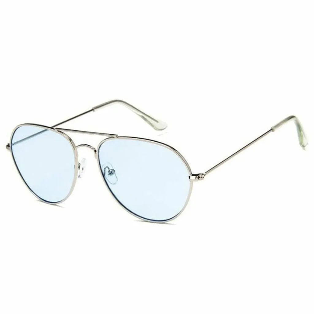 Stylish Candy Lens Aviator Sunglasses For Men And Women