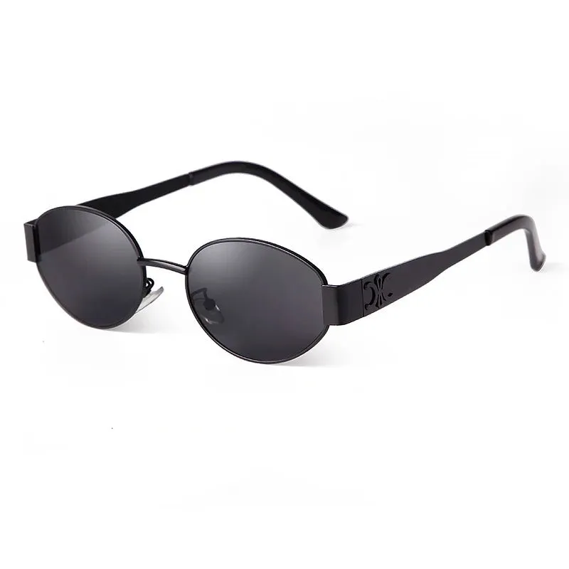 Stylish Metal Frame with Colored Lens Sunglasses