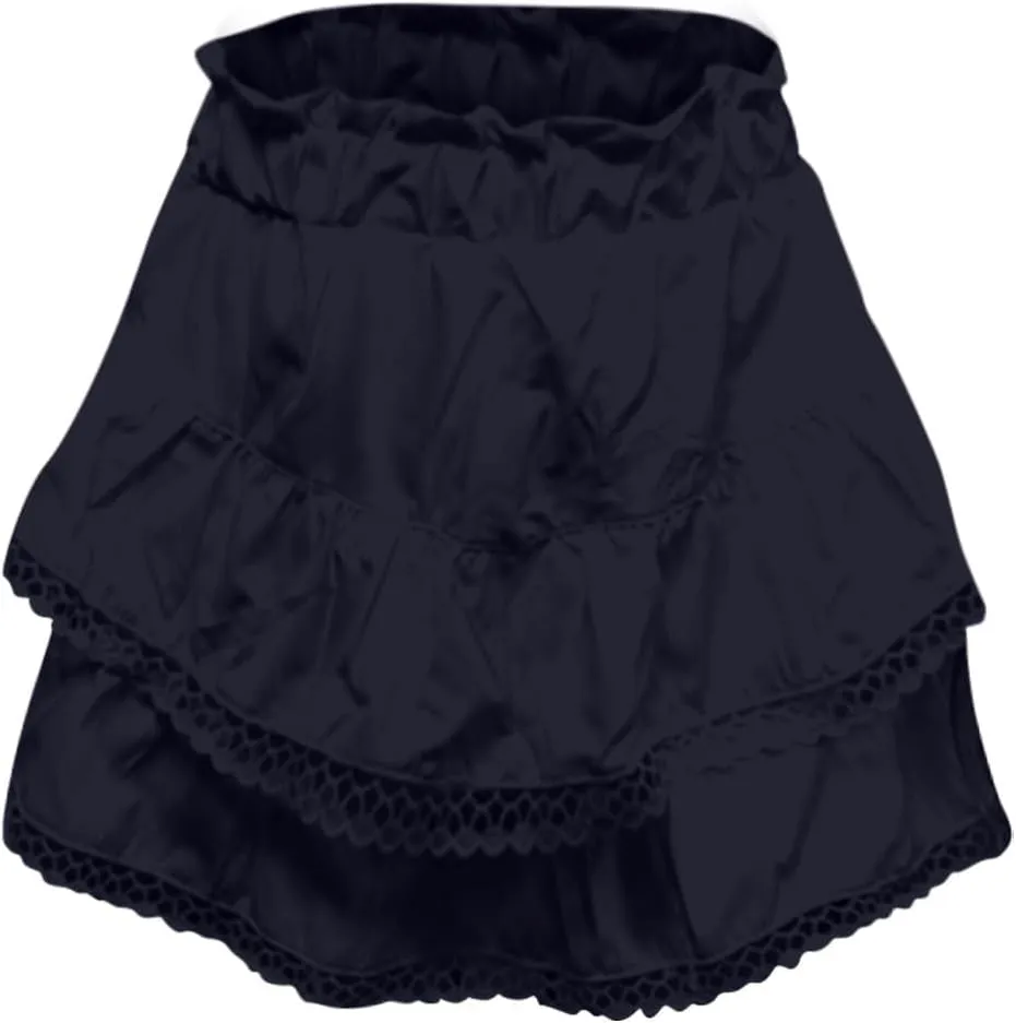 Summer Mini Skirts for Women Trendy Layered Ruffle High Waisted Boho Skirts 2025 Flowy Pleated Skirts