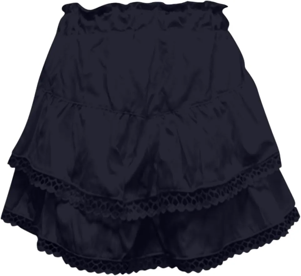 Summer Mini Skirts for Women Trendy Layered Ruffle High Waisted Boho Skirts 2025 Flowy Pleated Skirts