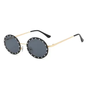 Sunglasses Men Small Vintage  Glasses Women Driving Metal Eyewear Glasses UV400