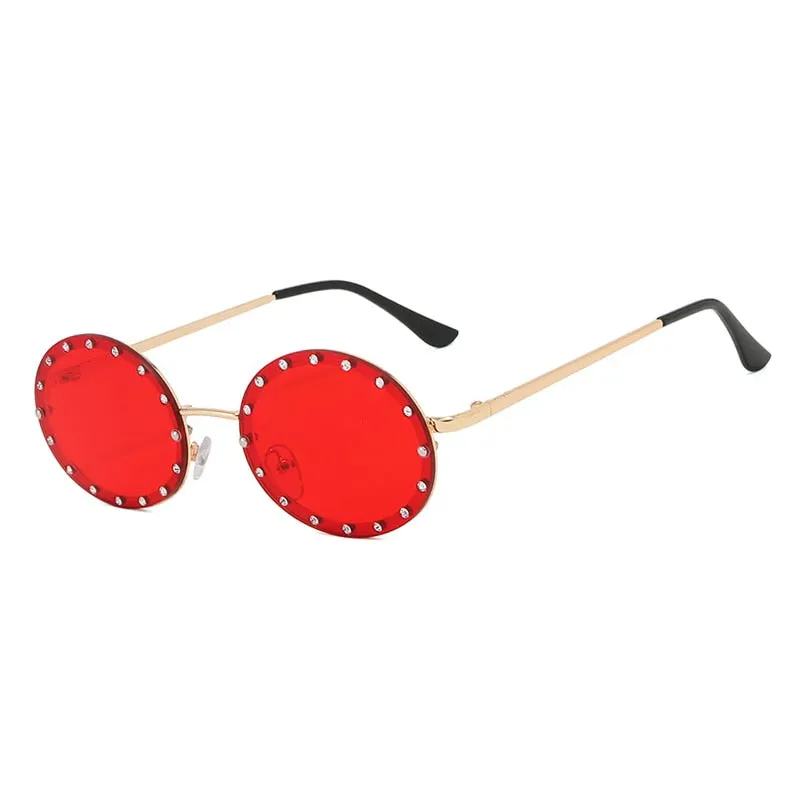 Sunglasses Men Small Vintage  Glasses Women Driving Metal Eyewear Glasses UV400