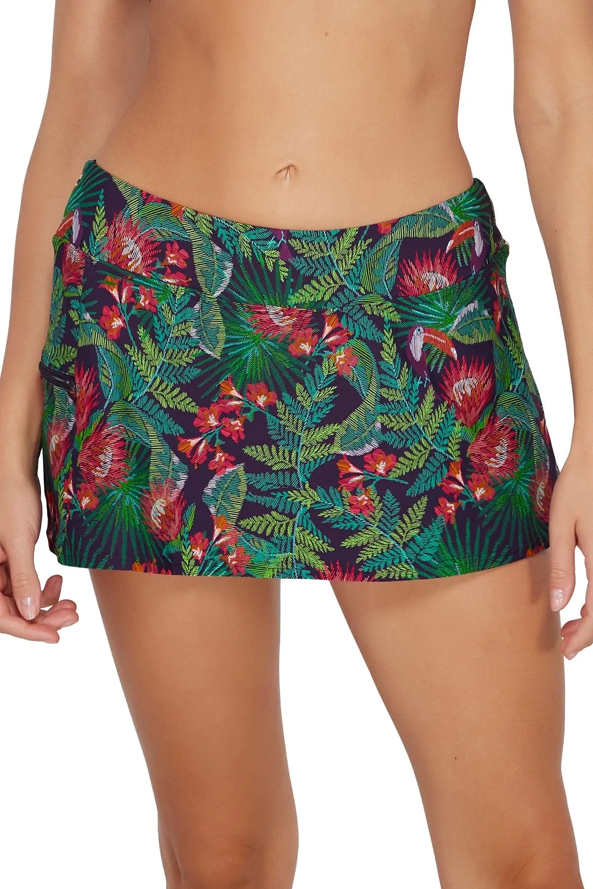 Sunsets Sporty Swim Skirt Bottom