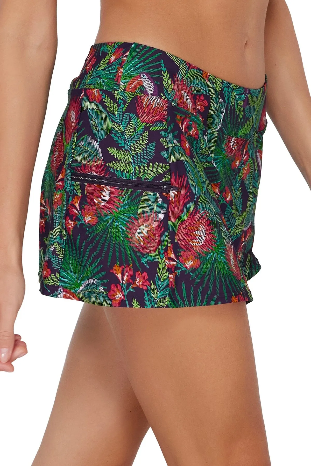 Sunsets Sporty Swim Skirt Bottom