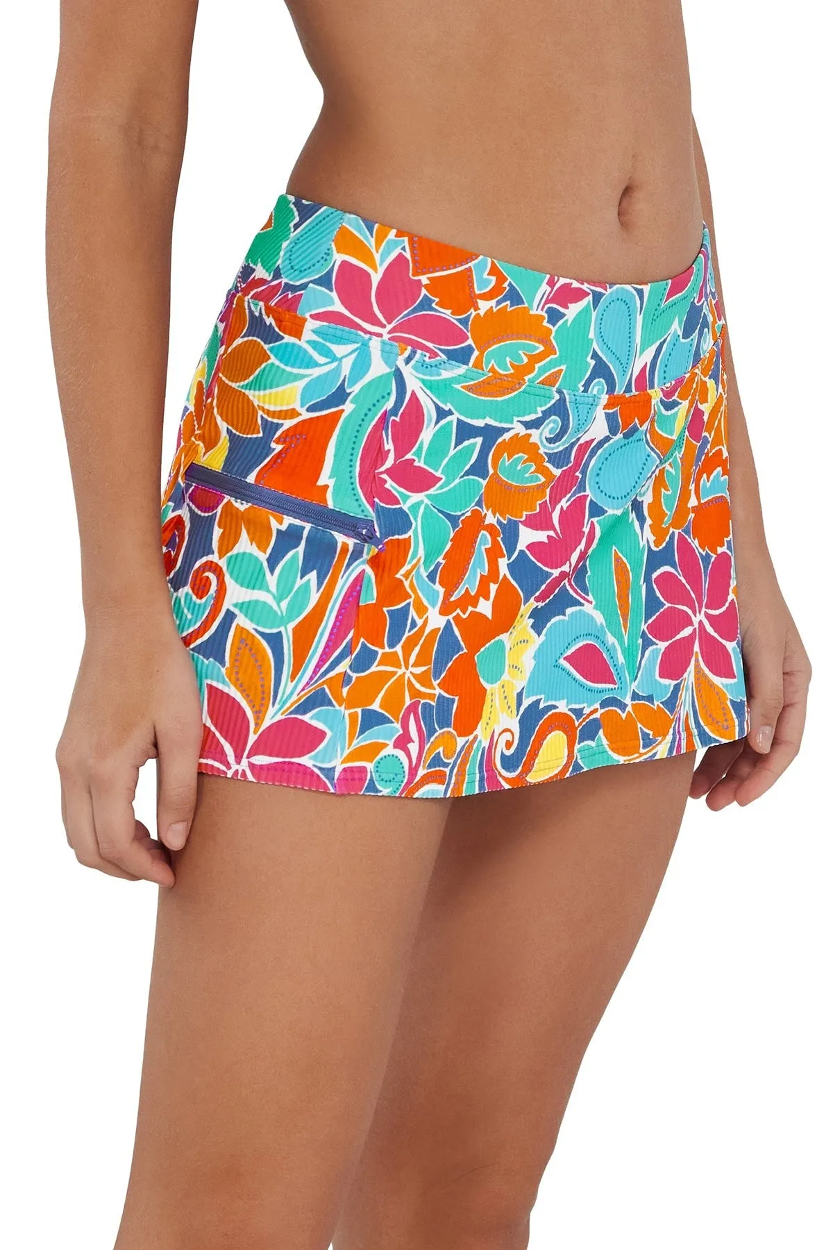 Sunsets Sporty Swim Skirt Bottom