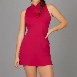 Tangerine Silhouette Dress (fuchsia)