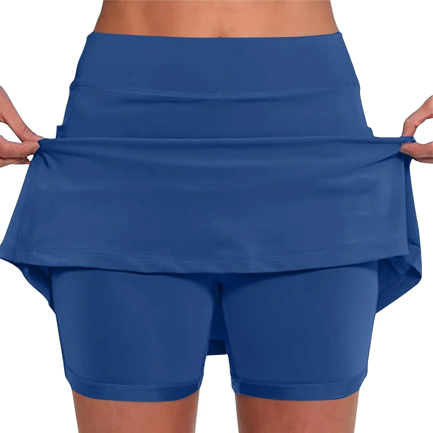 TANGNADE Tennis Skirts for Women Athletic Skorts Casual Plus Size Mid-Waist Golf Yoga Outfit Trendy Summer Clothes