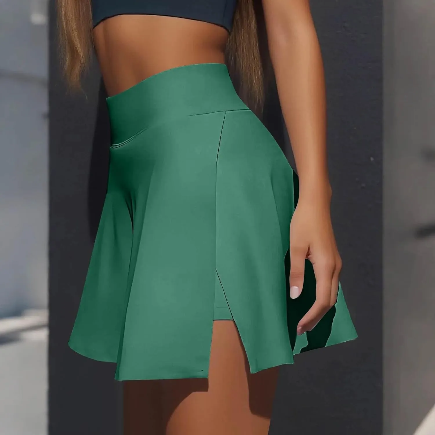 Tennis Skirts for Women with Shorts High Waisted Tummy Control Golf Skorts with Pockets Athletic Pickleball Skirts