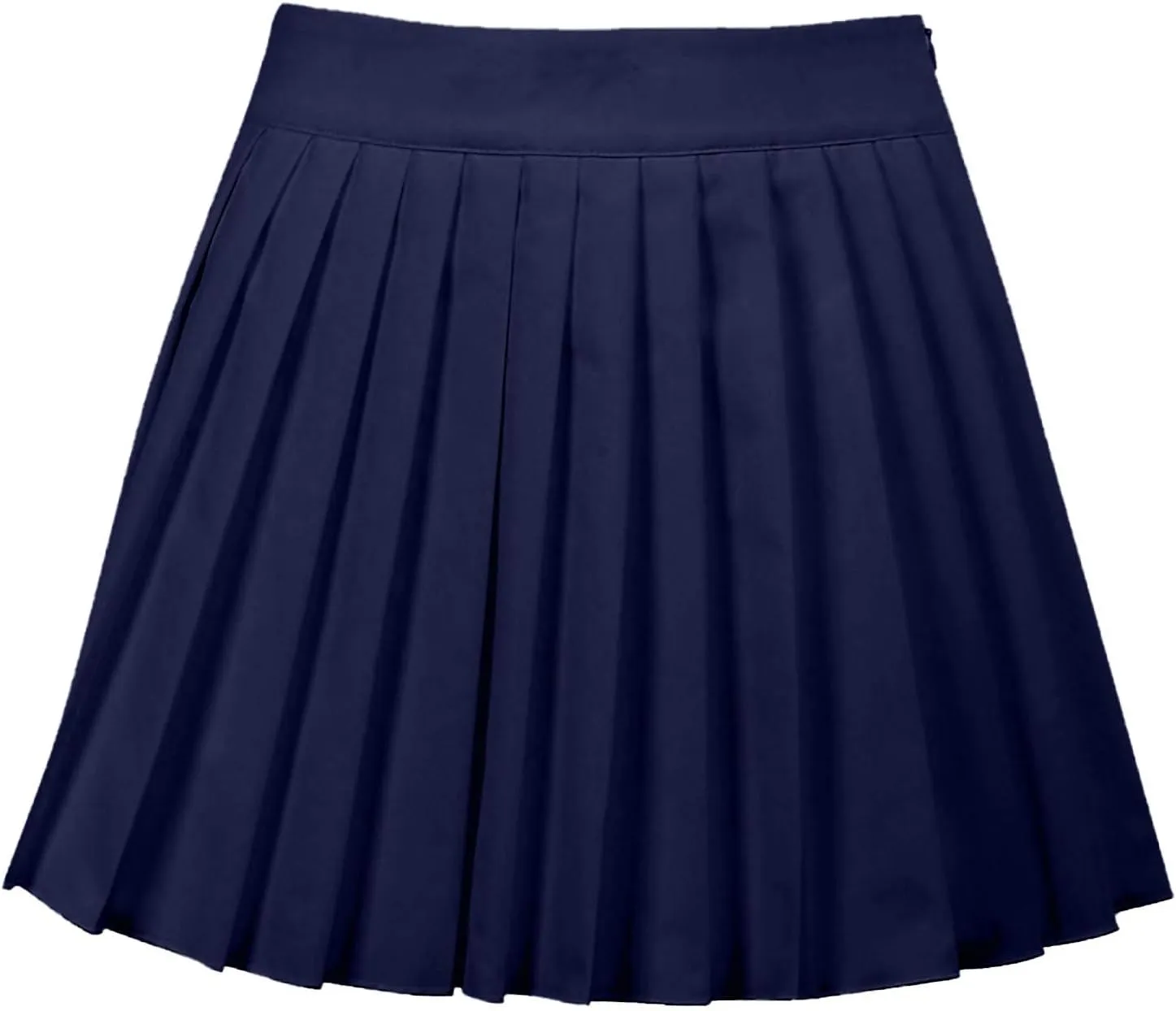 Thin Fashion Skirt Color Waist Sexy High Solid Pleated Women's Skirt Zipper Skirt Skirt and Shorts