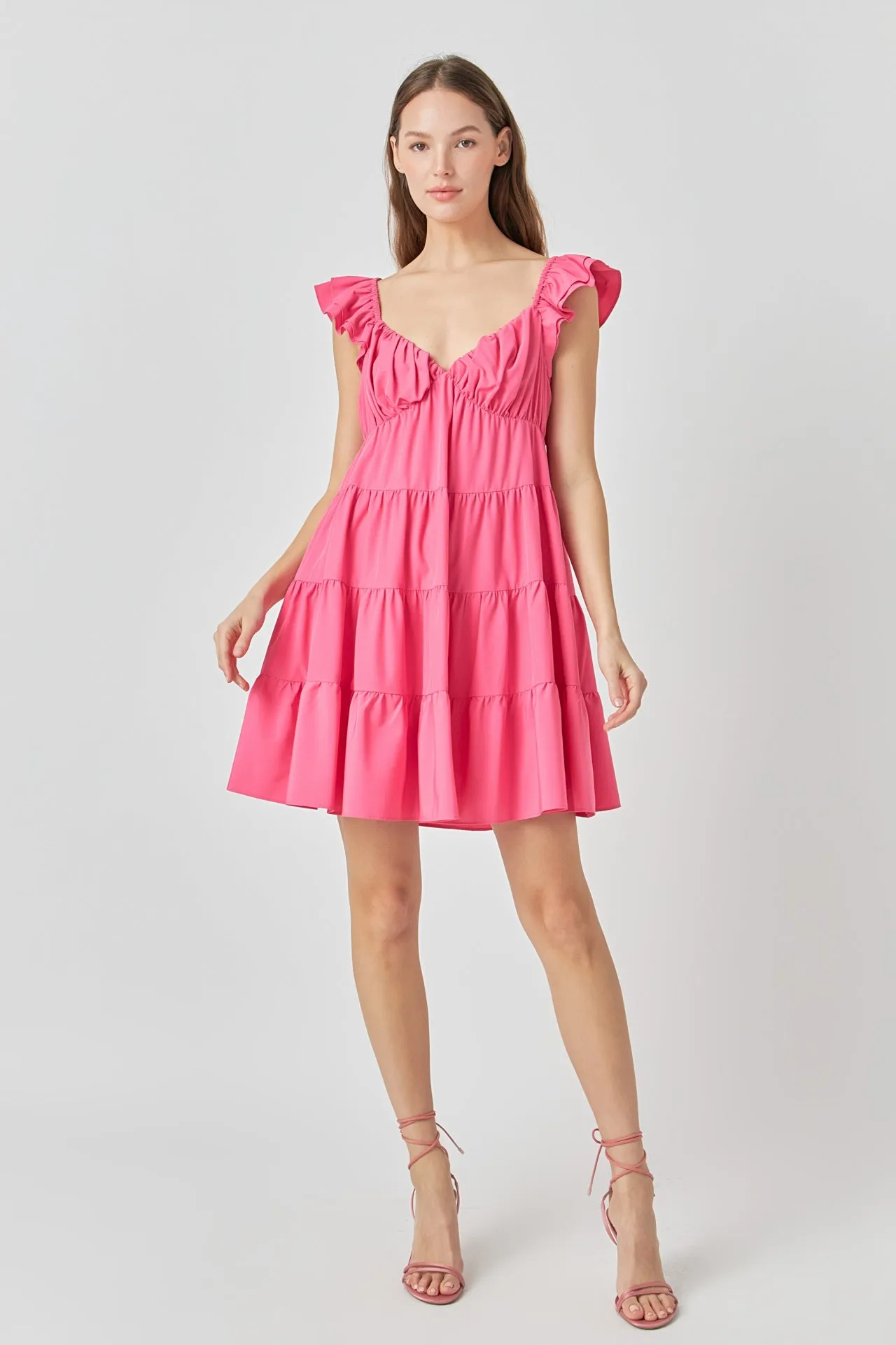 Tiered Mini Dress