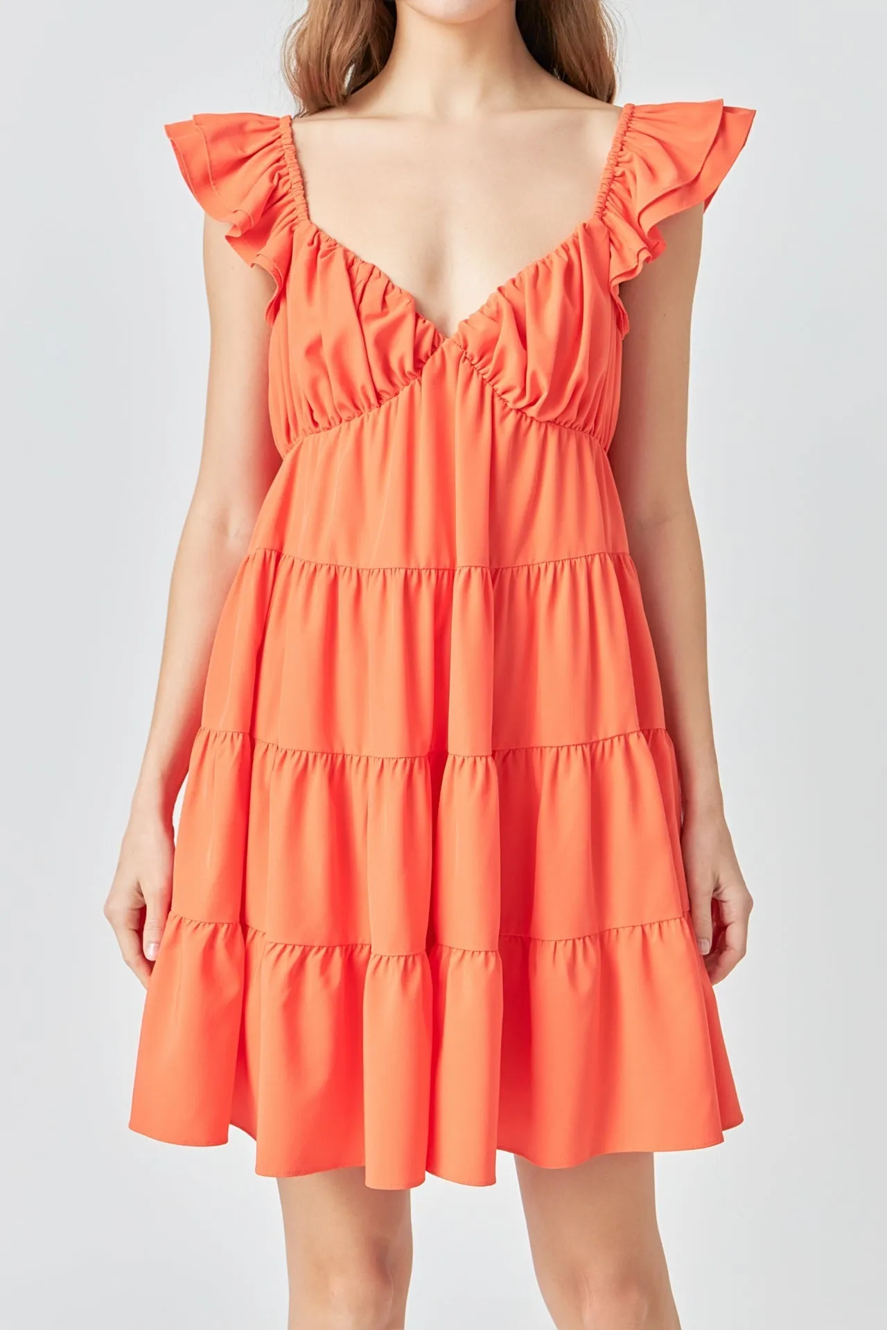 Tiered Mini Dress